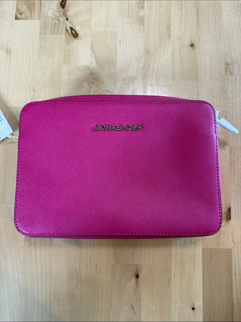 Michael Kors Raspberry Jet Set Travel Crossbody
